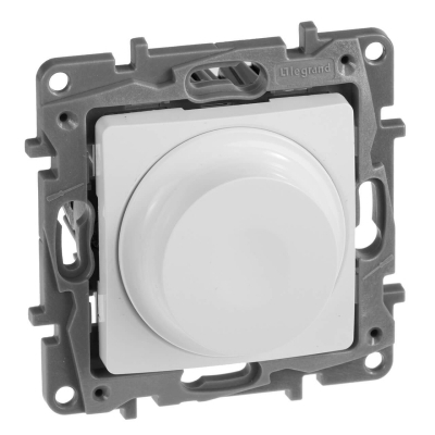 Диммер поворотный Legrand Etika без нейтрали 300W белый 672219