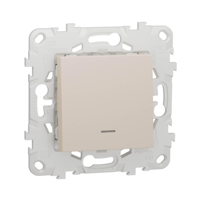 Выключатель одноклавишный Schneider Electric Unica New NU520144N