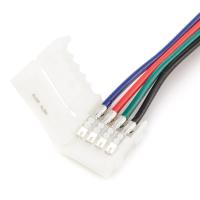 Комплект коннекторов Apeyron (2 клипсы с проводами) для RGB-светодиодной ленты 12В IP20подложка 10мм 09-12