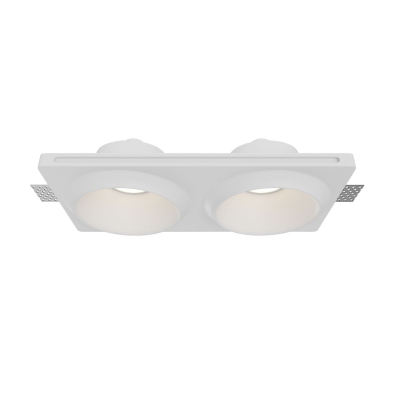 Встраиваемый светильник Maytoni Gyps Modern DL124-GU10-02-TRS-W