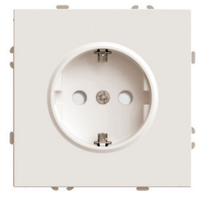 Розетка 1-местная с защитной шторкой с/з (механизм) Stekker Эмили 250В 16А RST16-5110-08 кашемир soft touch