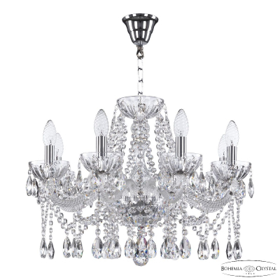 Подвесная люстра Bohemia Ivele Crystal 5413/8/200 Ni Clear/M-1H