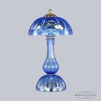 Настольная лампа Bohemia Ivele Crystal 1371L/3/25 G Aquamarine/M-1H