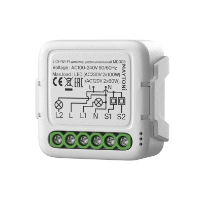 Wi-Fi диммер двухканальный Maytoni MD006