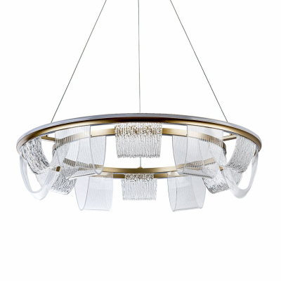 Подвесная люстра LED4U L7706-800 GD