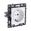 Розетка штепсельная SCHUKO 16A/250 В, белый Kollinger Asthetik AS-014WH