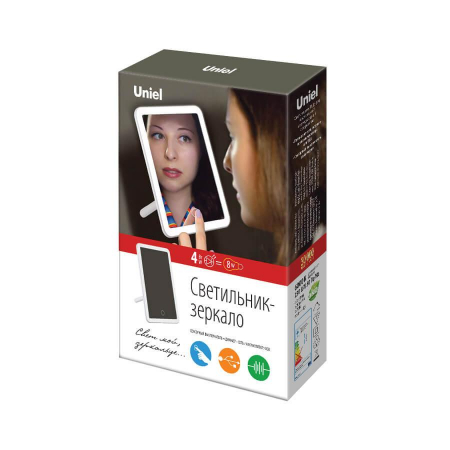 Зеркало с подсветкой (UL-00002758) Uniel TLD-590 White/LED/80Lm/6000K/Dimmer