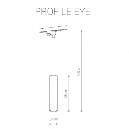 Трековый светильник Nowodvorski Profile Eye 9338