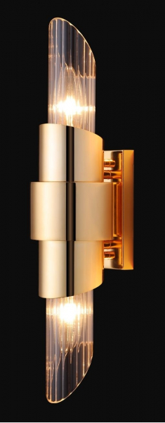 Бра Crystal Lux Justo AP2 Gold
