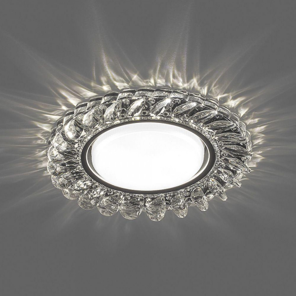 Встраиваемый светодиодный светильник Ambrella Light GX53 LED G214 CH/WH