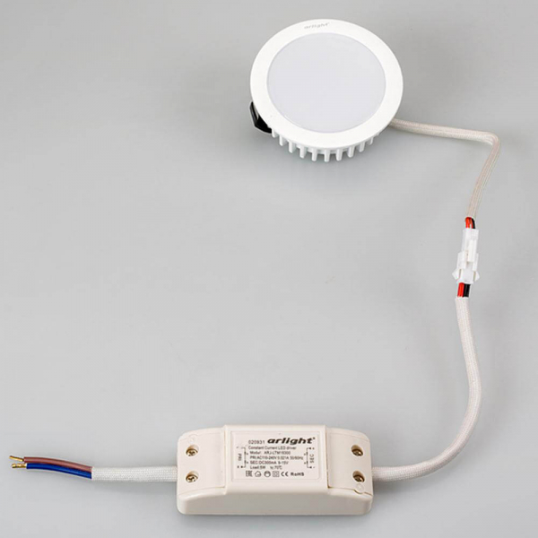 Мебельный светильник Arlight LTM-R70WH-Frost 4.5W Warm White 110deg