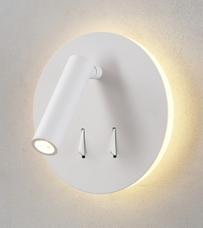 Светодиодный спот Crystal Lux CLT 223W WH с 1 плафоном белый/белый цвет