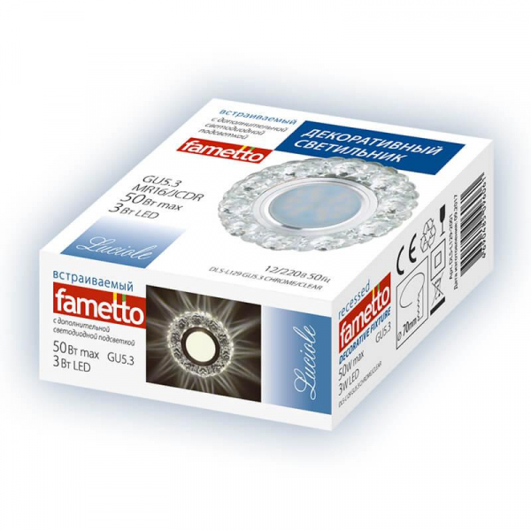 Встраиваемый светодиодный светильник Ambrella Light Led S333 FR/CLD