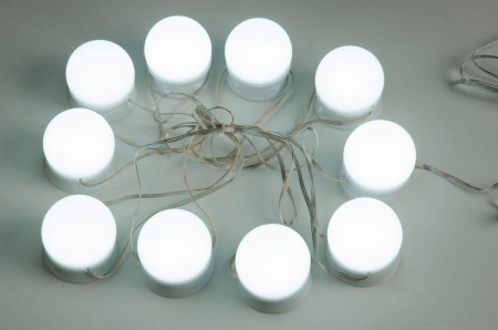 Зеркало с подсветкой (UL-00005246) Uniel TLD-592 White/LED/13Lm/6000K/3АА