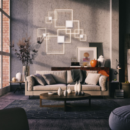 Настенно-потолочный светодиодный светильник Mantra Mural 6565