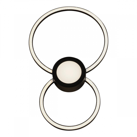 Настенно-потолочный светодиодный светильник iLedex Galaxy X046324 24W 3000K BK