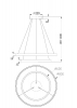 Подвесной светильник Maytoni Rim MOD058PL-L74BS4K