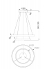 Подвесной светильник Maytoni Rim MOD058PL-L55BS4K