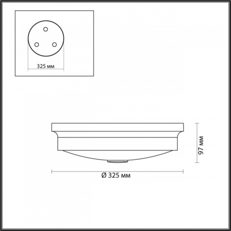 Потолочный светильник Odeon Light 4824/3C