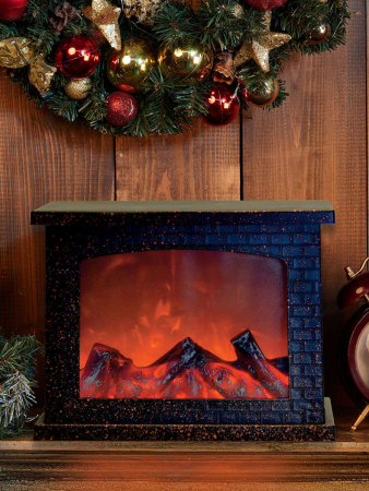 Фигурка светодиодная «Камин» Uniel (UL-00007291) ULD-L2821-005/DNB/Red Brown Fireplace