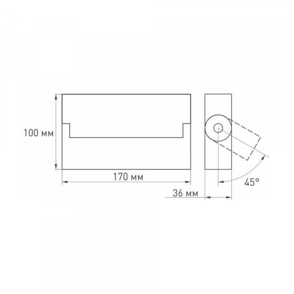 Потолочный светодиодный светильник Arlight SP-Loft-Surface-S170-10W Day4000 026210
