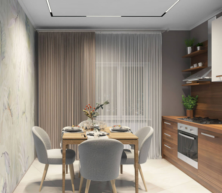 Трековый светодиодный светильник Denkirs DK8005-BK