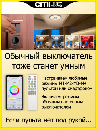 Потолочный светильник Citilux Старлайт Смарт CL703A45G