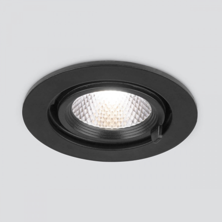 Встраиваемый светодиодный светильник Elektrostandard 9918 LED 9W 4200K черный 4690389162428