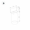 Трековый светодиодный светильник Arlight Mag-Spot-45-R65-18W Day4000 033086