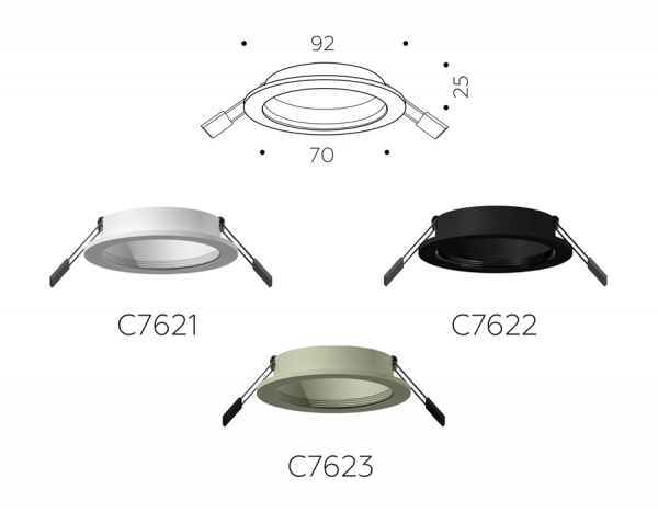 Корпус светильника Ambrella Light DIY Spot C7622