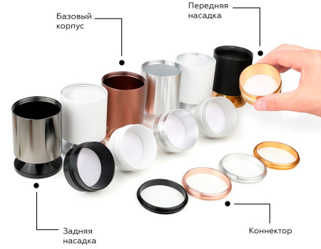 Насадка задняя накладная Ambrella Light DIY Spot N6903