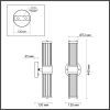 Уличный настенный светильник Odeon Light Kepa 4945/2W
