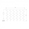 Гирлянда занавес Eurosvet 200-002 теплый белый 2*3м IP20