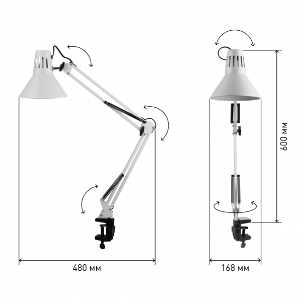 Настольная лампа ЭРА N-121-E27-40W-W C0041455