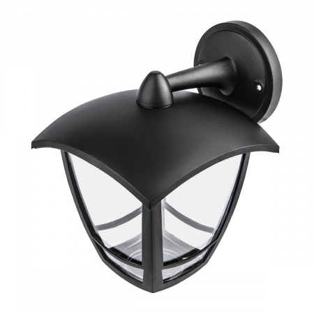 Уличный настенный светильник ЭРА НБУ 07-40-002 «Дели 2» черный Б0051186