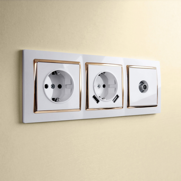 ТВ-розетка оконечная Werkel белый W1183001 4690389155390