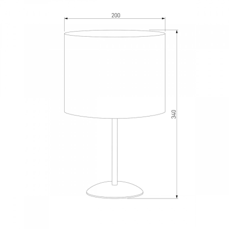 Настольная лампа TK Lighting 5278 Tercino Blue