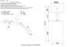 Спот Crystal Lux CLT 015CW1R BL с 1 плафоном черный/черный цвет