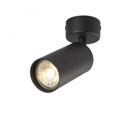 Спот Crystal Lux CLT 015CW1R BL с 1 плафоном черный/черный цвет
