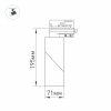 Трековый светильник Arlight LGD-Twist-Track-4TR-R70-15W Day4000 025461(1)