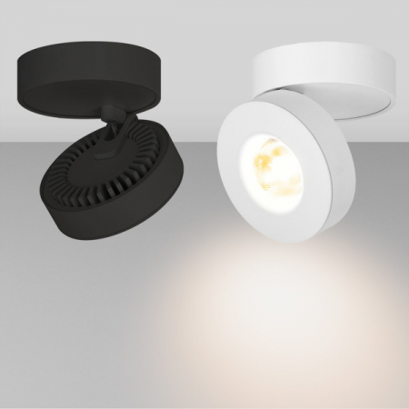 Спот Arlight SP-Mona-Surface-R100-12W Day4000 025439(1) с 1 плафоном белый/белый цвет