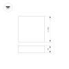 Накладной светильник Arlight SP-Quadro-S250x250-25W Warm3000 034787