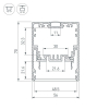 Рефлектор для профиля Arlight Klus-Power-W50-2000 030319