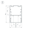 Алюминиевый профиль Arlight ARH-Line-6085-3000 Black 036138