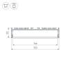 Алюминиевый профиль Arlight ARH-Power-W150-2000 Anod 036368