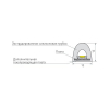 Светодиодная лента герметичная Arlight RTW-PWT-A180-13mm 24V Warm3000 (14.4 W/m, IP68, 2835, 5m) 024289(2)