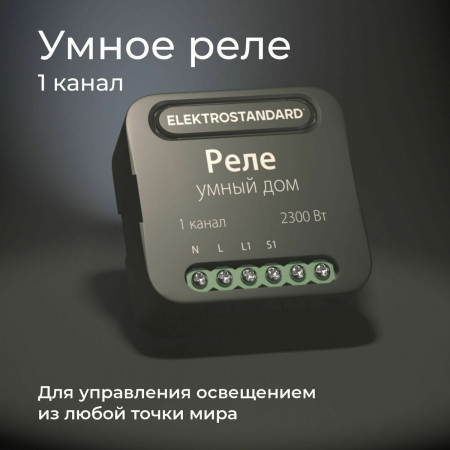 Умное одноканальное реле Elektrostandard 4690389185069 a059324