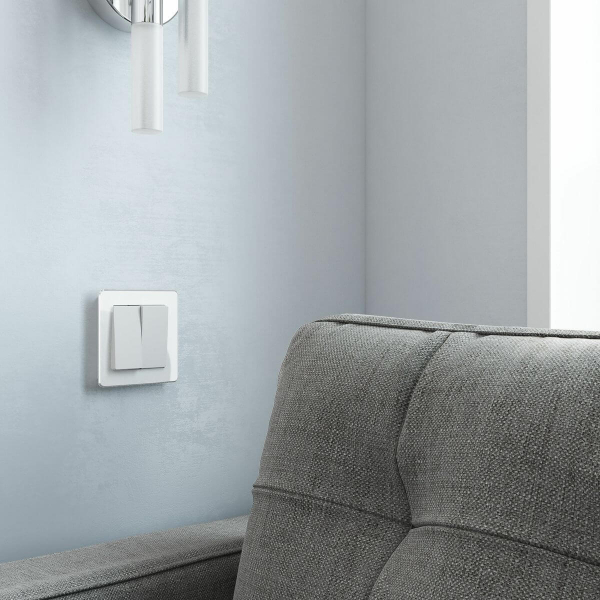 Выключатель двухклавишный Werkel 4690389184611 W1120061