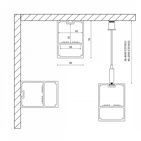 Алюминиевый профиль DesignLed LS.4970-R 010370