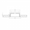 Профиль алюминиевый DesignLed LE.8832 001080